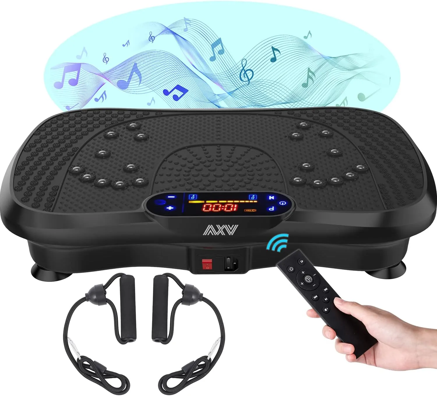 AXV Vibration Plate Exercise Machine Whole Body Workout Vibrate Fitness Platform Machine