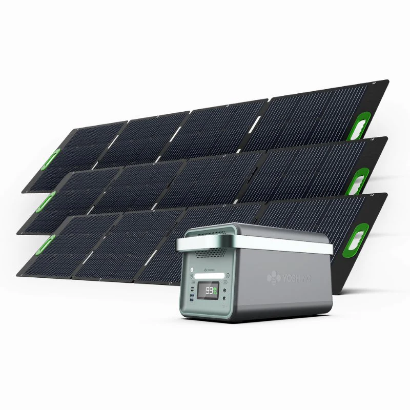 Yoshino Power K20SP23: 2000W Solar Generator (3 Panels)