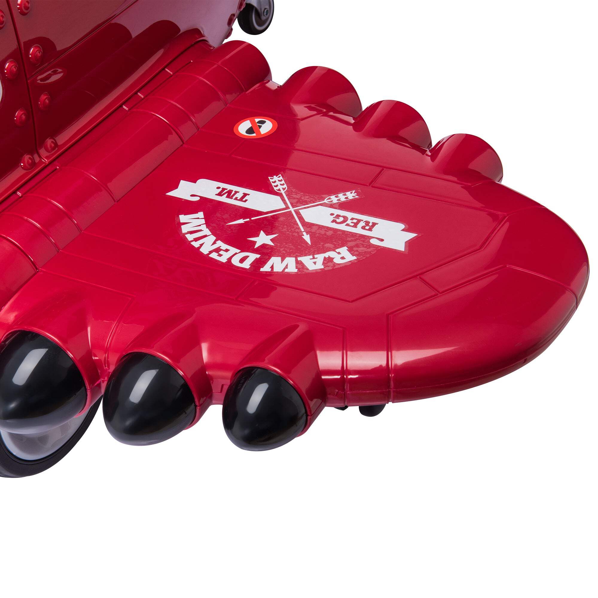 2V Electric Kids Ride On Toy Plane With Usb, Fm, Wind Driven Propeller, 360 Degree Rotating By 2 Joysticks, Remote Control For Kids 3 To 6, Red Red Polypropylene