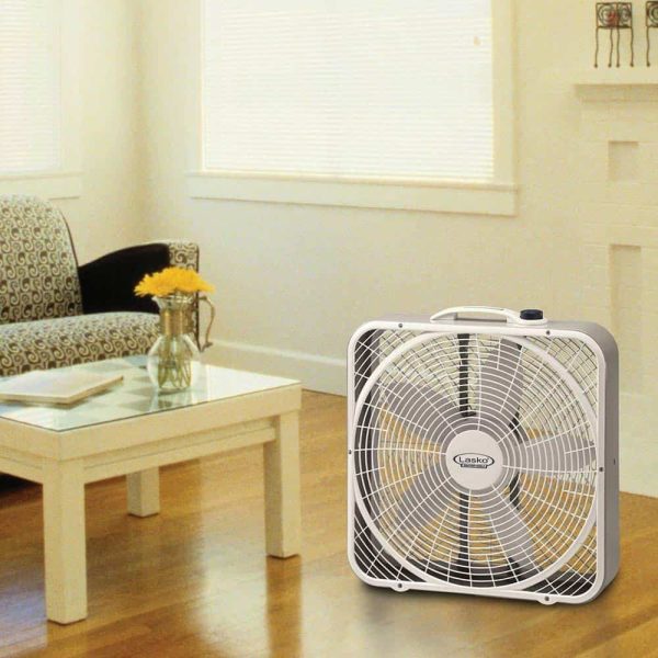 20′′ Weather-Shield Performance Box Fan-Features Innovative Wind Ring System for Up to 30% More Air, 20 Inch, 3720