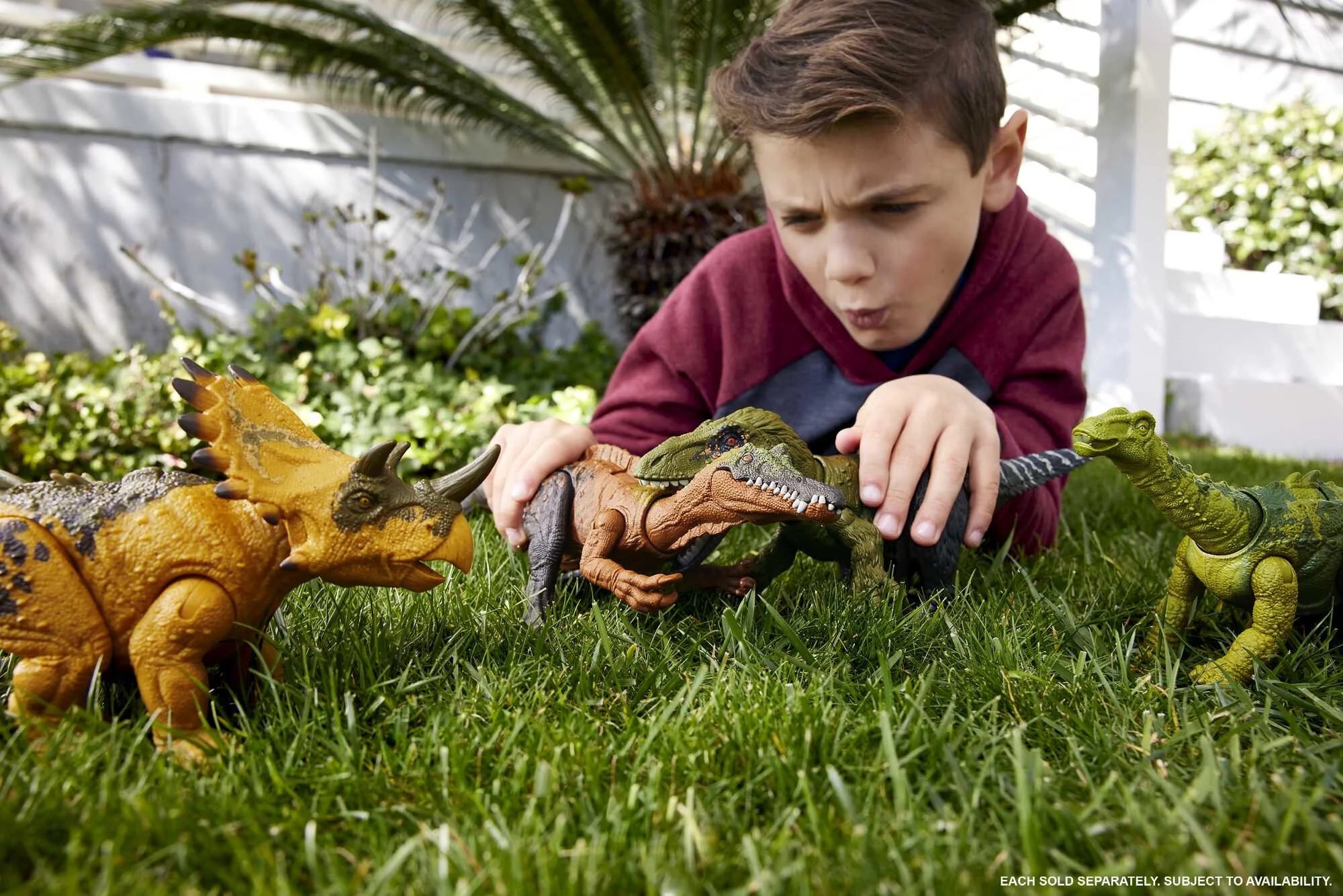 Jurassic World Wild Roar Orkoraptor Dinosaur Toy Figure with Sound