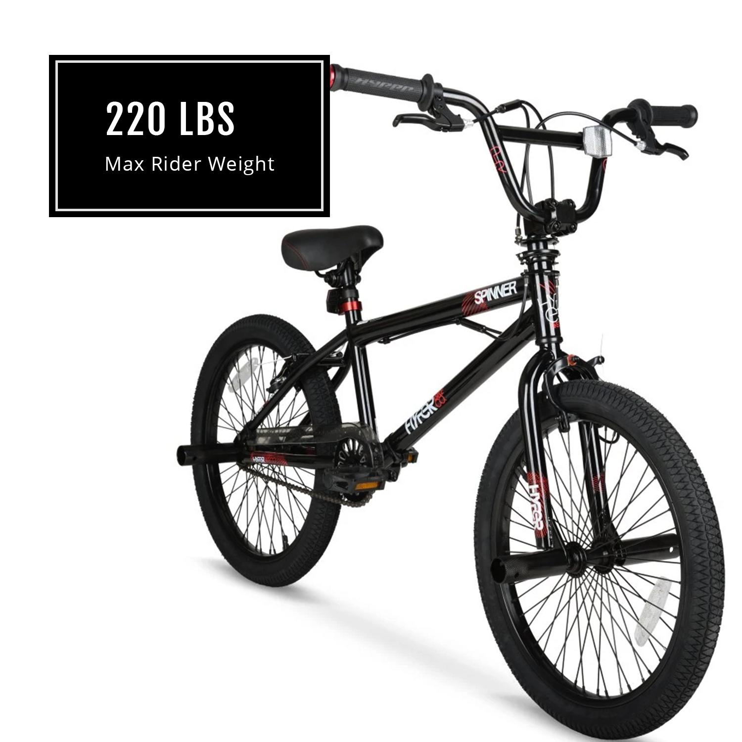 Hyper Bicycle 20 In. Boys Spinner BMX Bike, Kids, Black  sgtnighsdesigns