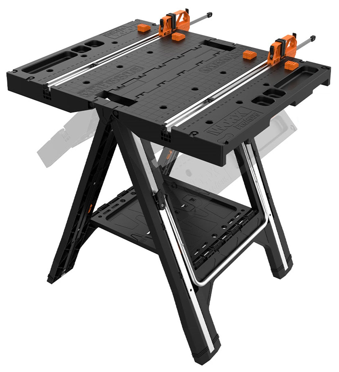 WORX Pegasus Folding Work Table & Sawhorse – Compact, Durable & Versatile for DIY Projects