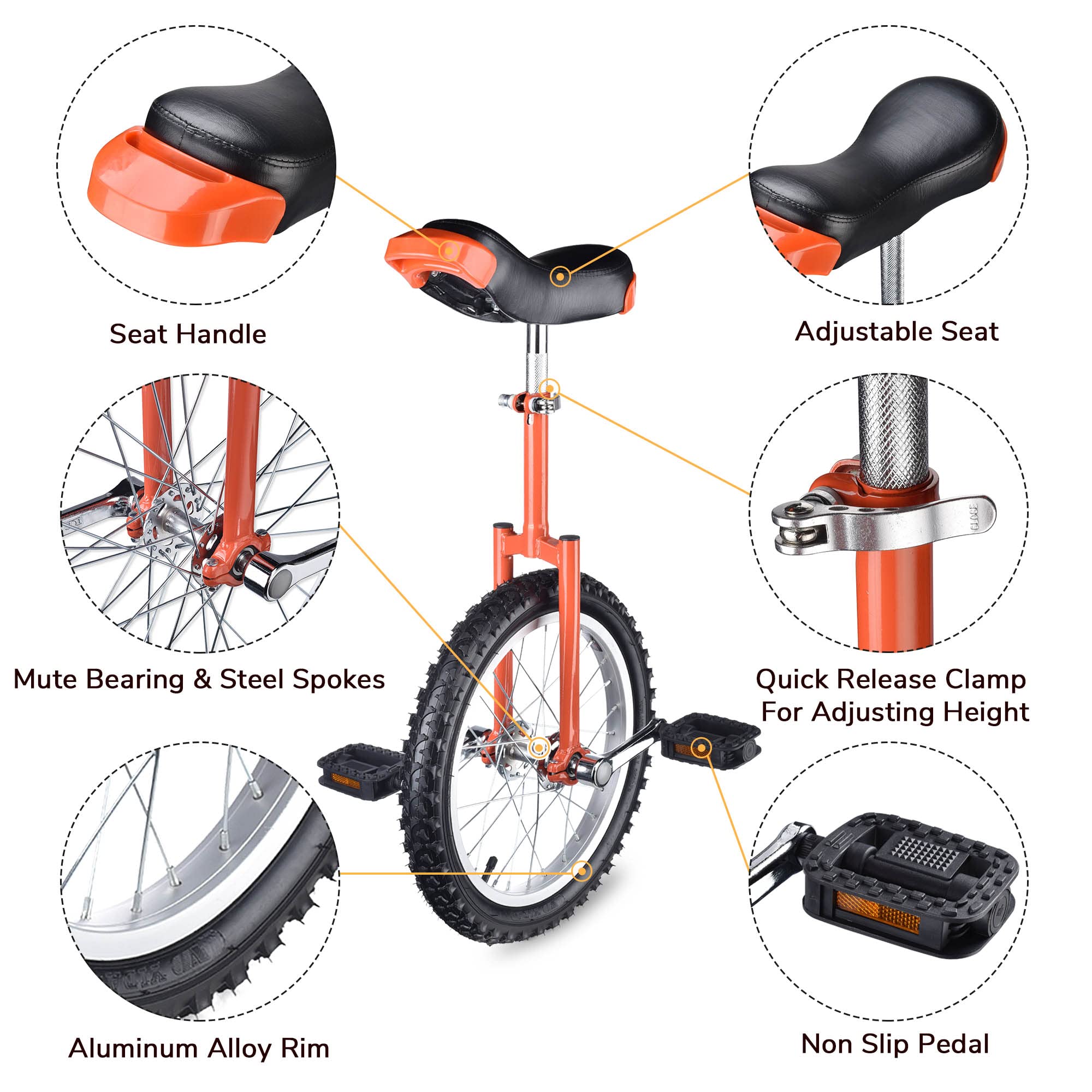 Astonishing Mountain Unicycle Cycling Comfortable