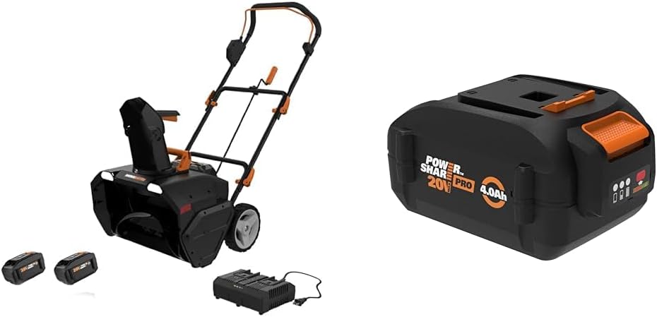 Cordless Snow Blower Power Share with Brushless Motor – WG471 (Batteries & Charger Included)