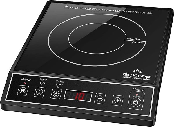 1800W Portable Induction Cooktop Countertop Burner, Black 9100MC/BT-M20B