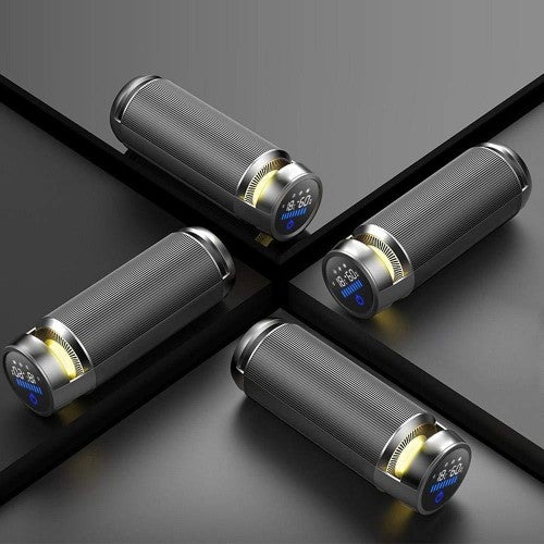 EEEXY USB Car Air Purifier Humidifier Remove PM2.5 Formaldehyde Anion Automotive Purifier Air Cleaning Purifier Aluminum, Gray