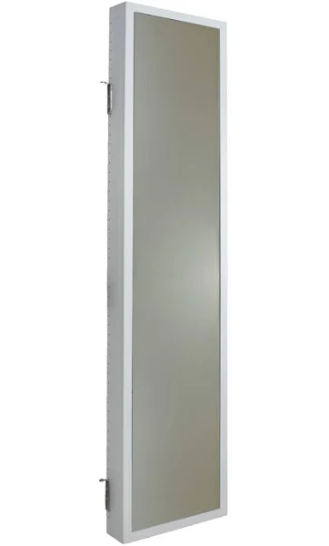 Cabidor Classic Mirror Deluxe Closet Organizer, White