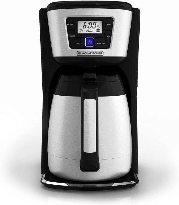12-Cup Thermal Coffeemaker, Black/Silver, CM2035B
