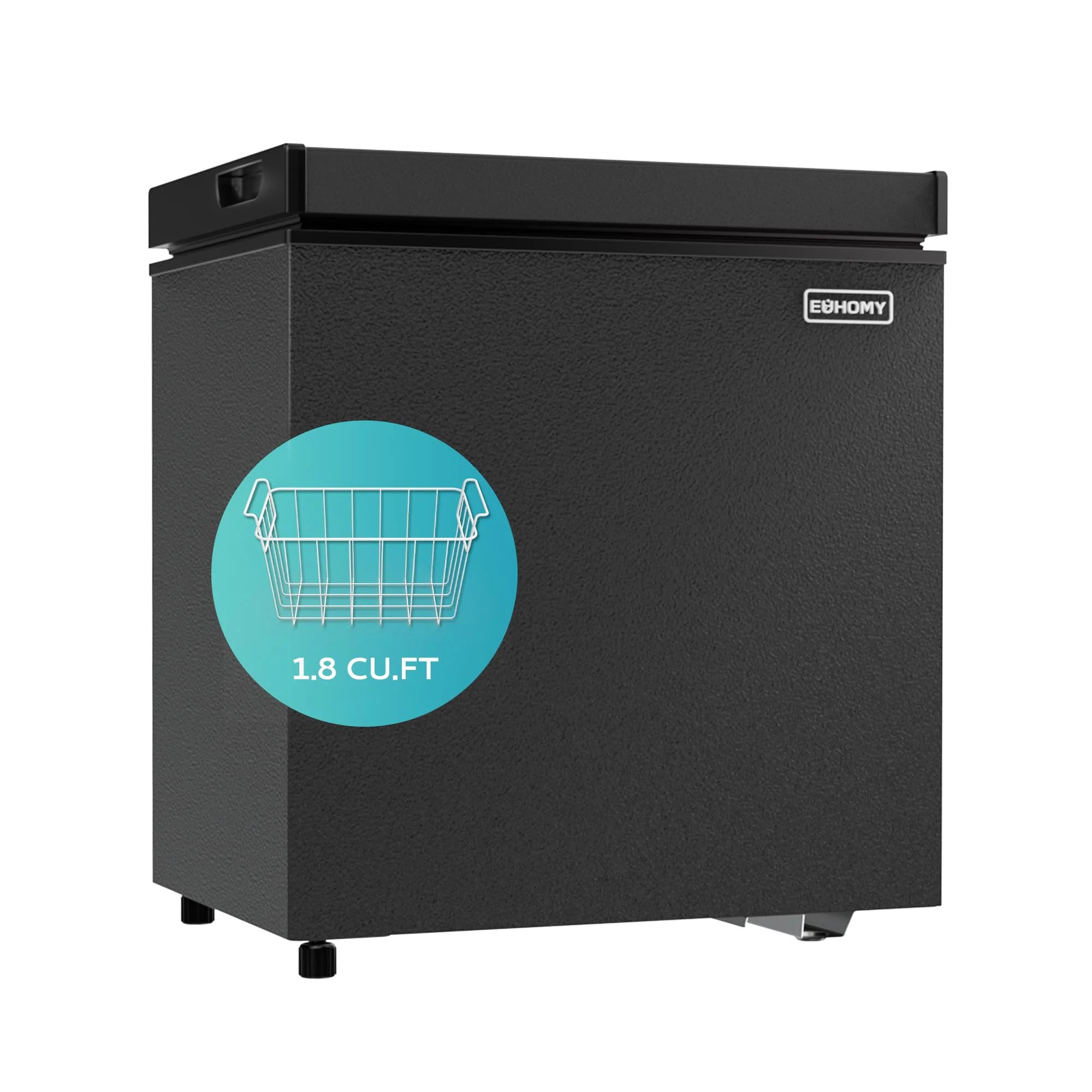 EUHOMY Chest Freezer with Removable Basket, Small Deep Freezer