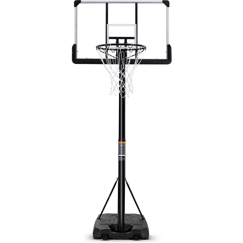 MaxKare Portable Basketball Hoop Height Adjustable 7 Ft. 6 In. - 10 Ft.