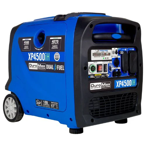 DuroMax XP4500iH 4,500 Watt Dual Fuel Portable Digital Inverter Generator