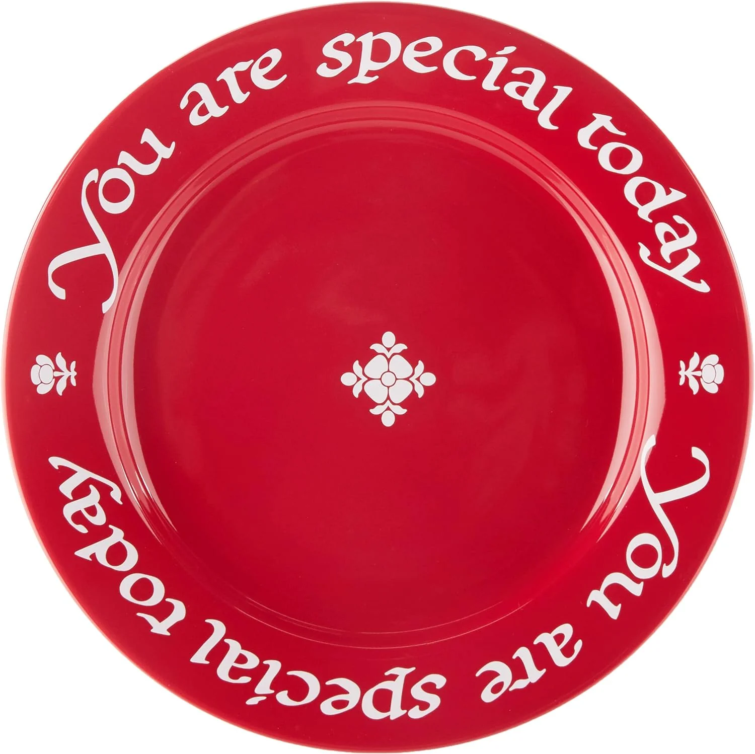 Waechtersbach Plate, You Are Special Today Cherry Red Plate