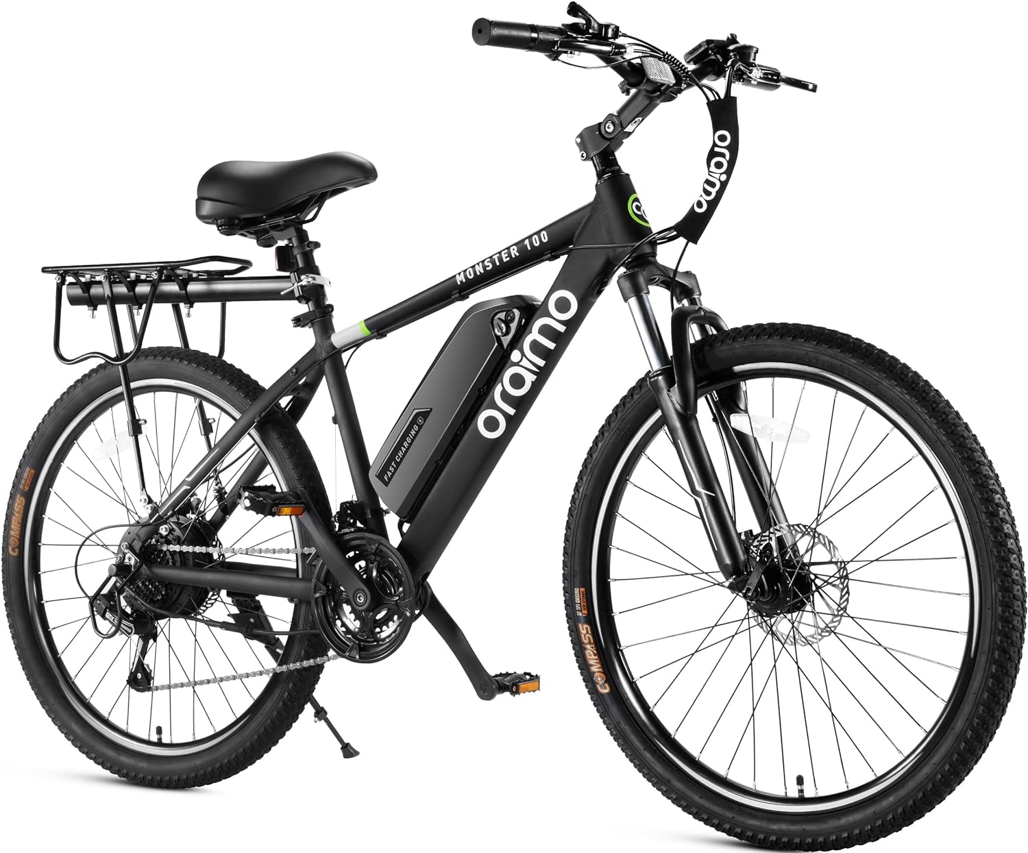 Adult Electric Bike, 350W BAFANG Motor (500W Peak), 4A 3H Fast Charging, 468Wh Li-Ion Battery, 21 Speed Gears, Air Saddle, 45 Miles 20 MPH 26′′ Mountain Bike Electric Bike, ANSI/CAN/UL2849 Compliant
