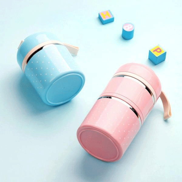 Cute Japanese Bento Fresh Food Insulated Lunch Box