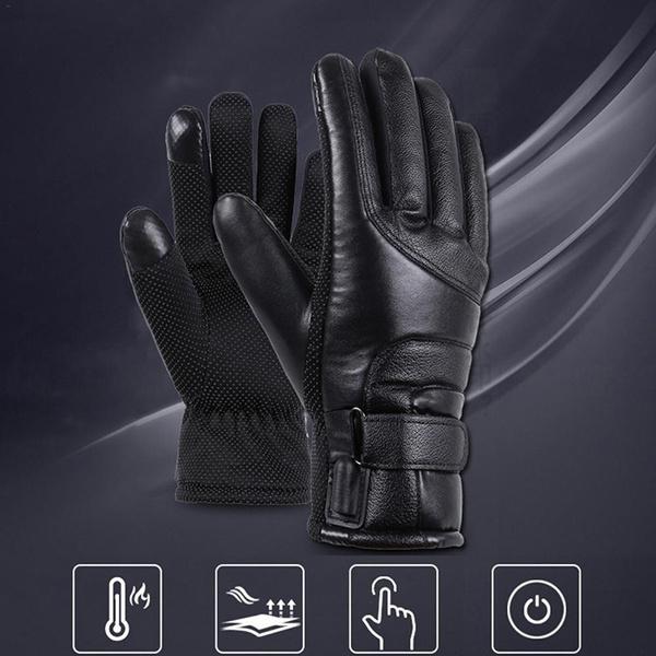 Electric Waterproof Heated Gloves with Touch Screen Sensor