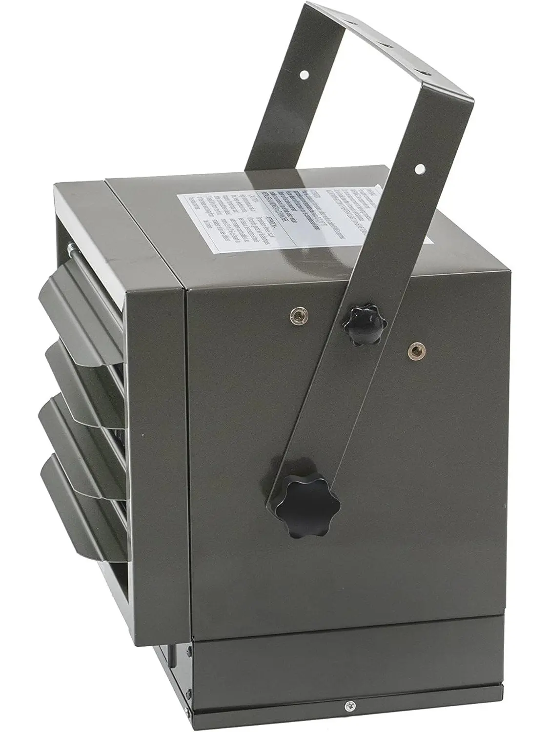 7,500W, 240V Hard-Wired Fan-Forced Ceiling Mount Garage Space Heater, Remote, Overheat Protection, Cut-Out Switch, Digital Thermostat, 12-Hour Timer, Ideal for Garage & Workshop, CZ230ER