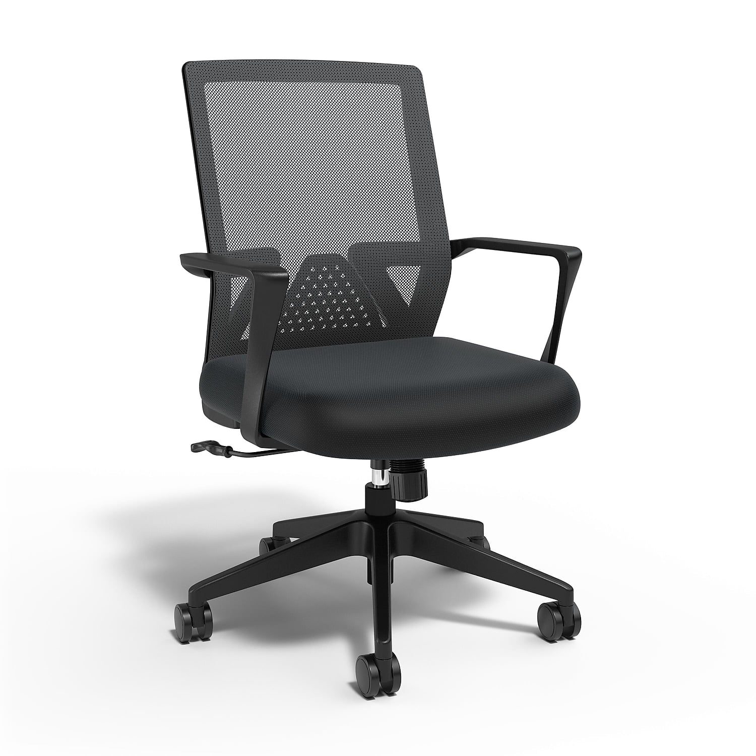 Staples Cartwright Ergonomic Fabric Swivel Task Chair Black (ST62400)