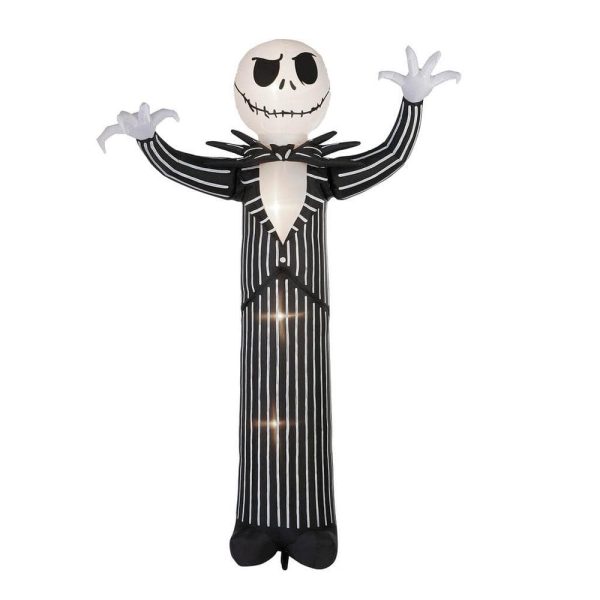 22GM29788 10 ft Animated Reaching Jack Skellington Halloween Inflatable