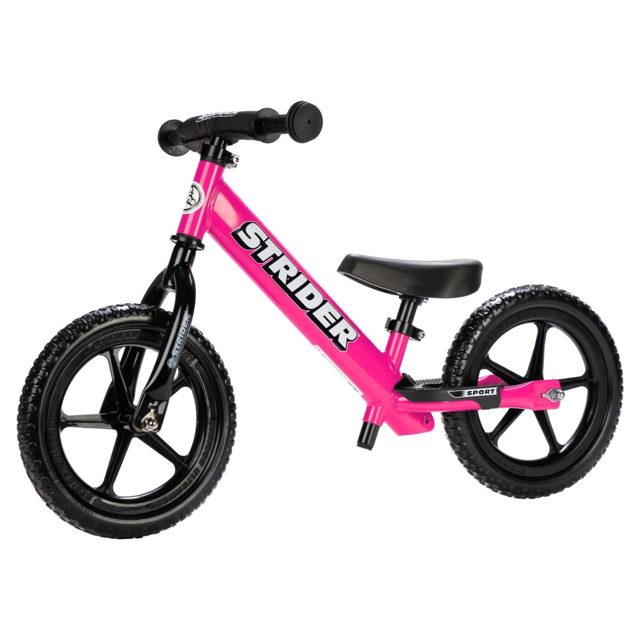 Strider – 12 Sport Balance Bike, Ages 18 Months to 5 Years – Pink