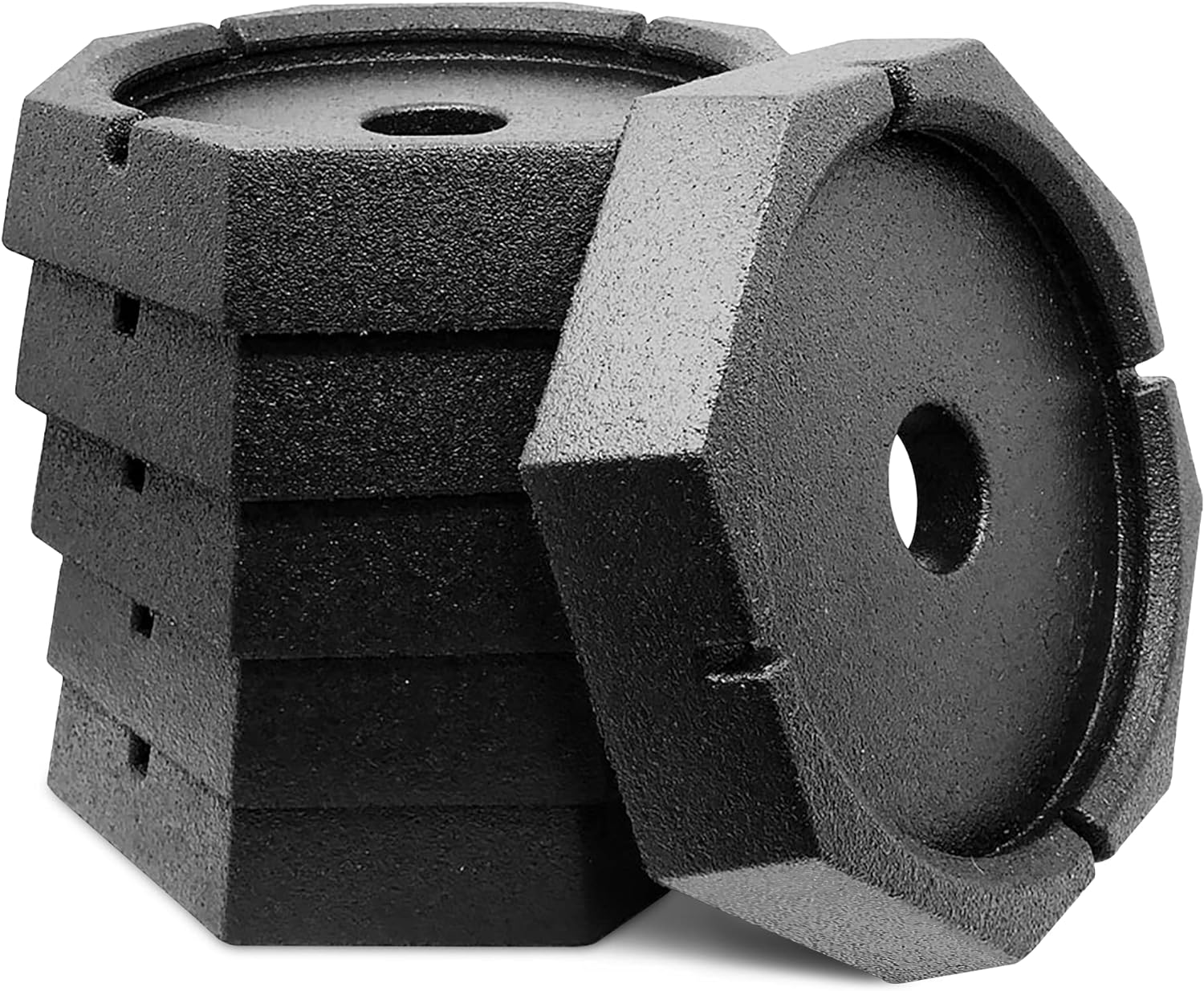 SnapPad XTRA 6-Pack RV Leveling Pads – Heavy Duty 9′′ Jack Stabilizers for LCI Systems, Made in USA