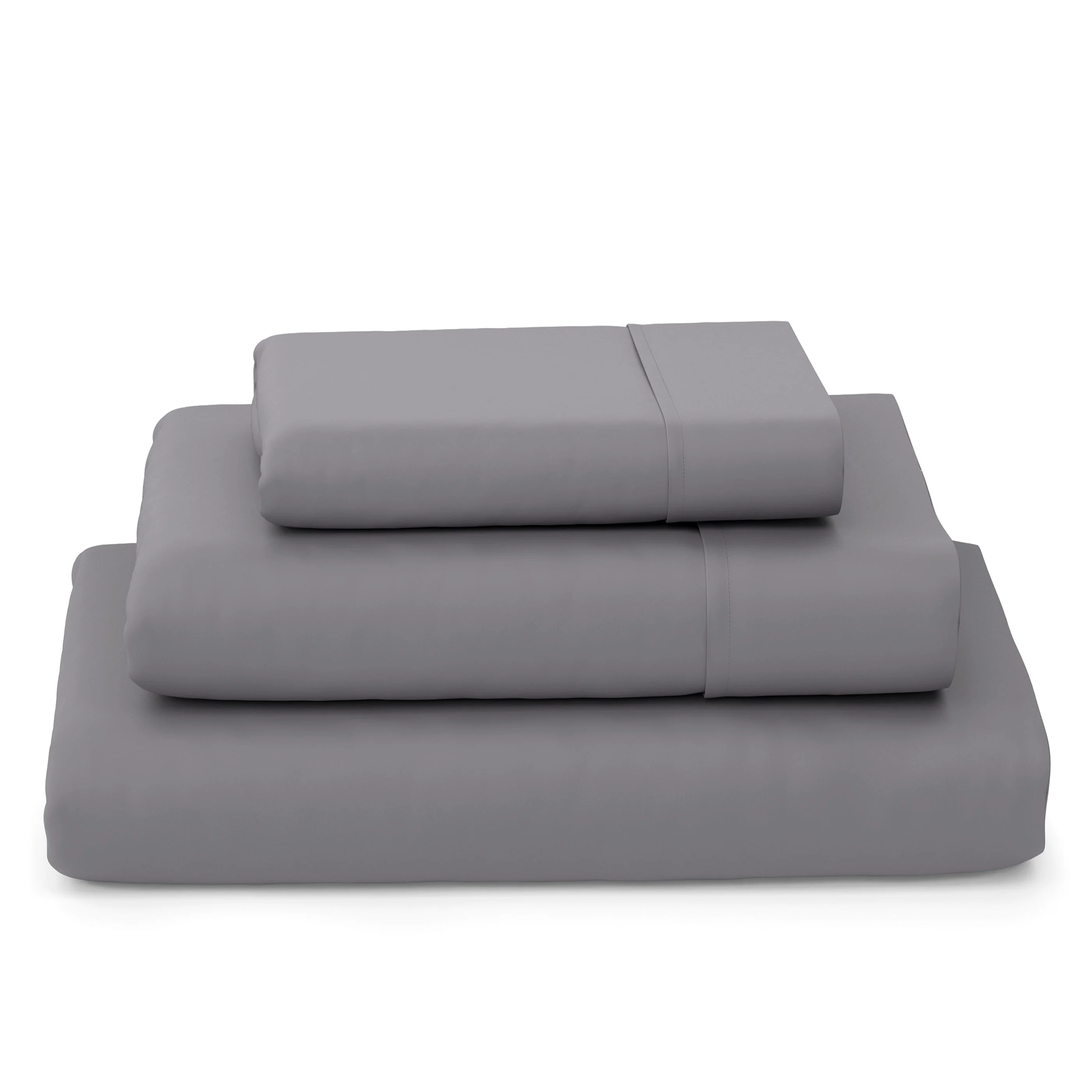 Cosy House Collection Luxury Bamboo Bed Sheet Set - Hypoallergenic Bedding Blend - 3 Piece - Twin, Grey