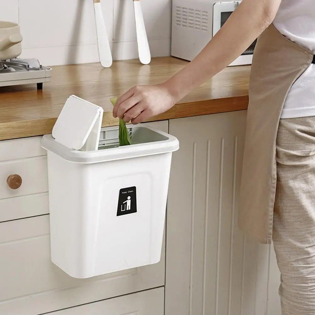 Wall Mount Kitchen Dustbin Garbage Can Cabinet