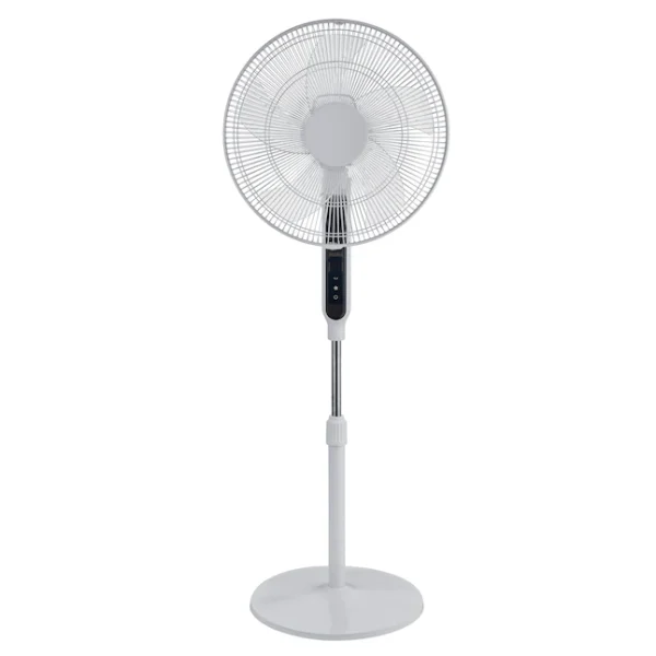 16-in 12-Speed Indoor White Oscillating Pedestal Fan