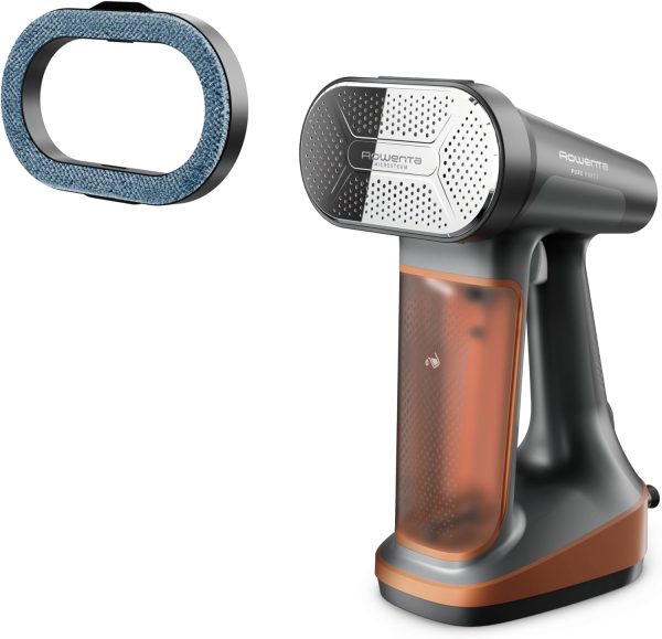 , Steamer for Clothes, Pure Force 3in1 Steamer Iron, 7.1 Oz Tank Capacity, Vertical Steaming, Horizontal Ironing, Lint remover, Lightweight, Auto-off, 1875 Watts, Black Clothes Steamer,DR8855