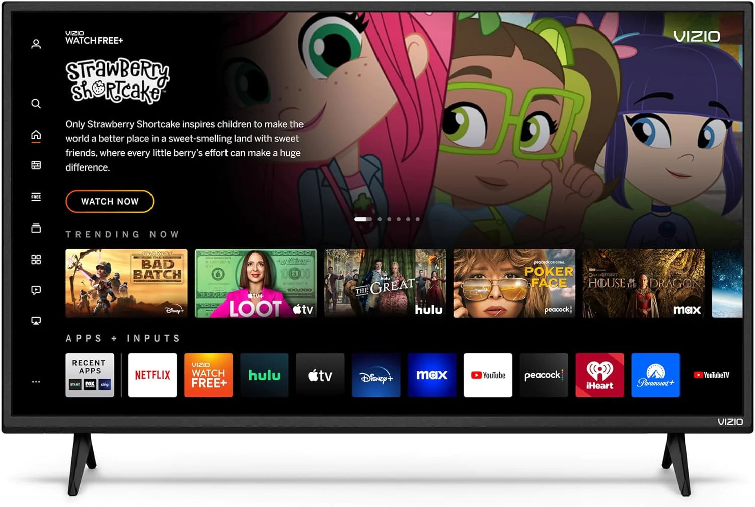 VIZIO D-Series 40′′ Smart TV, Full HD 1080p, AMD FreeSync, Apple AirPlay, Black