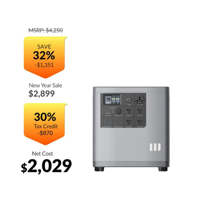 Mango Power E Portable Power Station - Solar Generator Kits