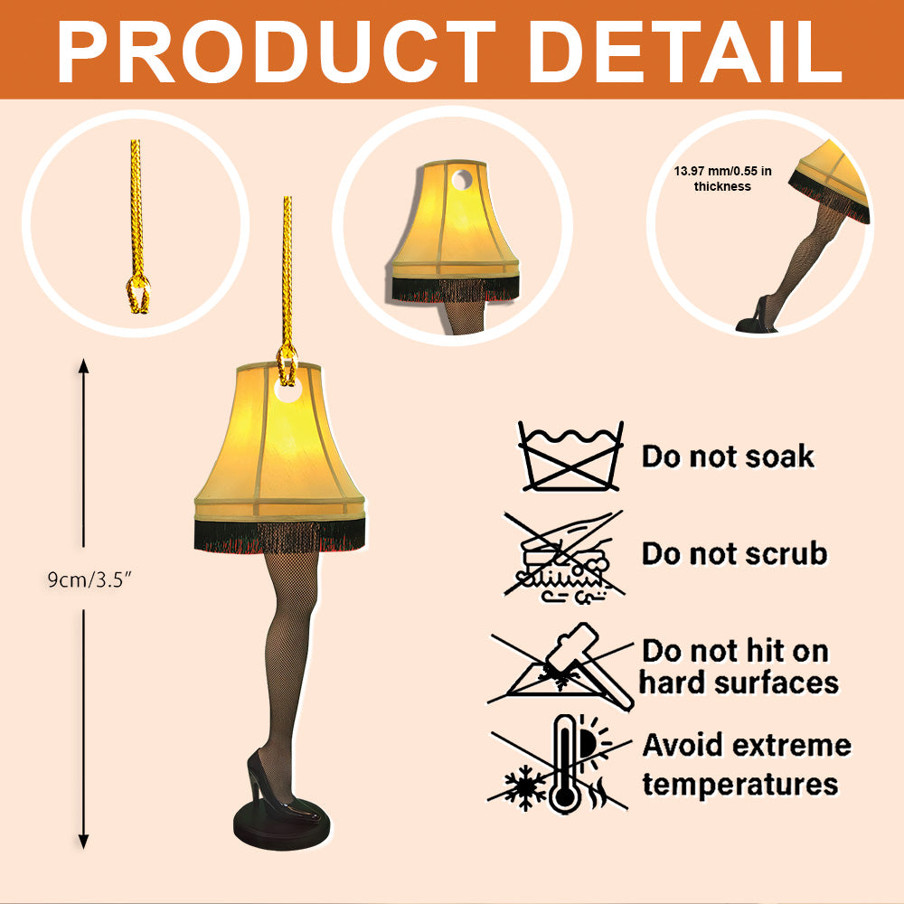 Petthouse | Christmas Leg Lamp Ornament, Funny Leg Lamp Ornament, Christmas Tree Decoration 2024, Family Gift