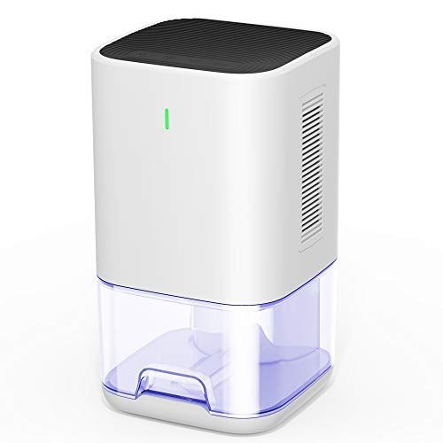 LEEL Dehumidifier, Upgraded 1200ml (42oz) 6H/12H Timer Off Small Dehumidifier for 2200 Cubic Feet (215 sq ft) Home Basement Bedroom Bathroom Closet RV Camper