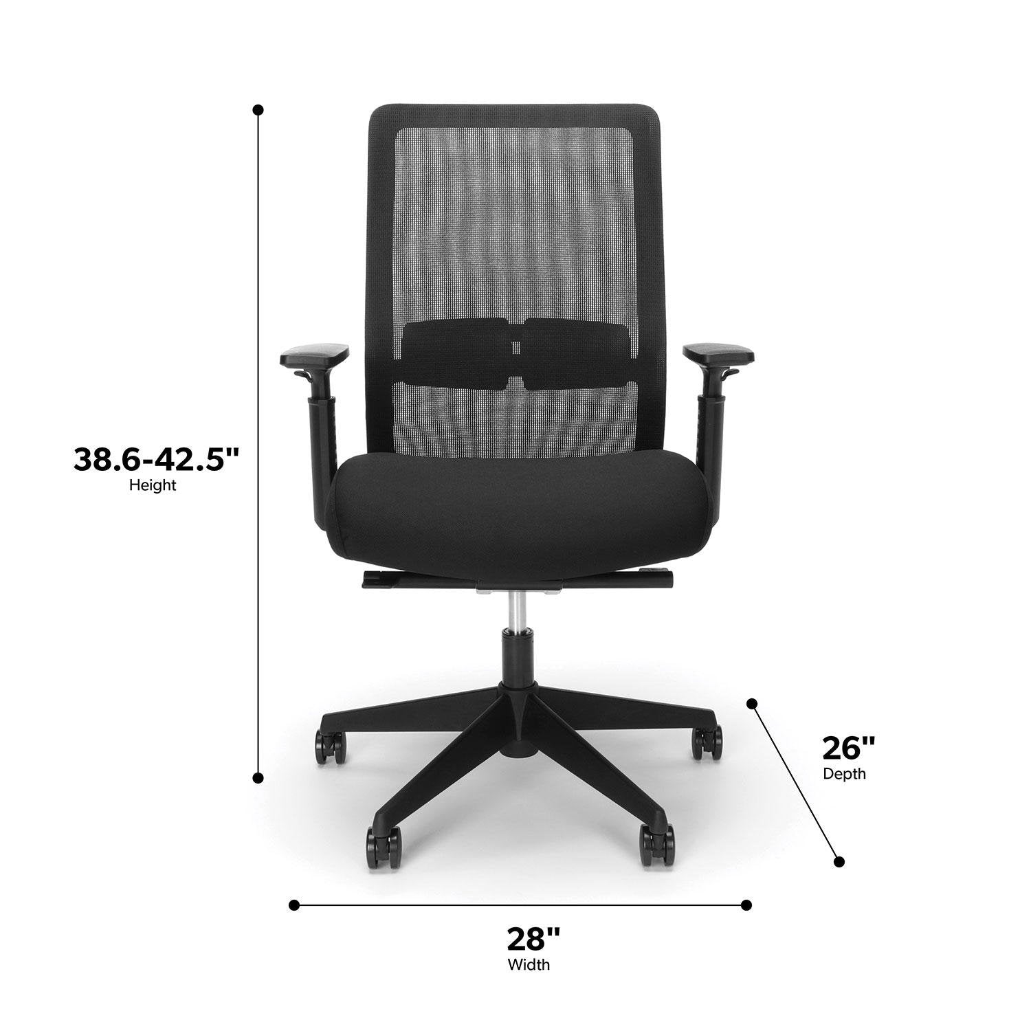 HON Basyx Biometryx Commercial-Grade Task Chair, Office Chair, Choose a Color (BSX155)