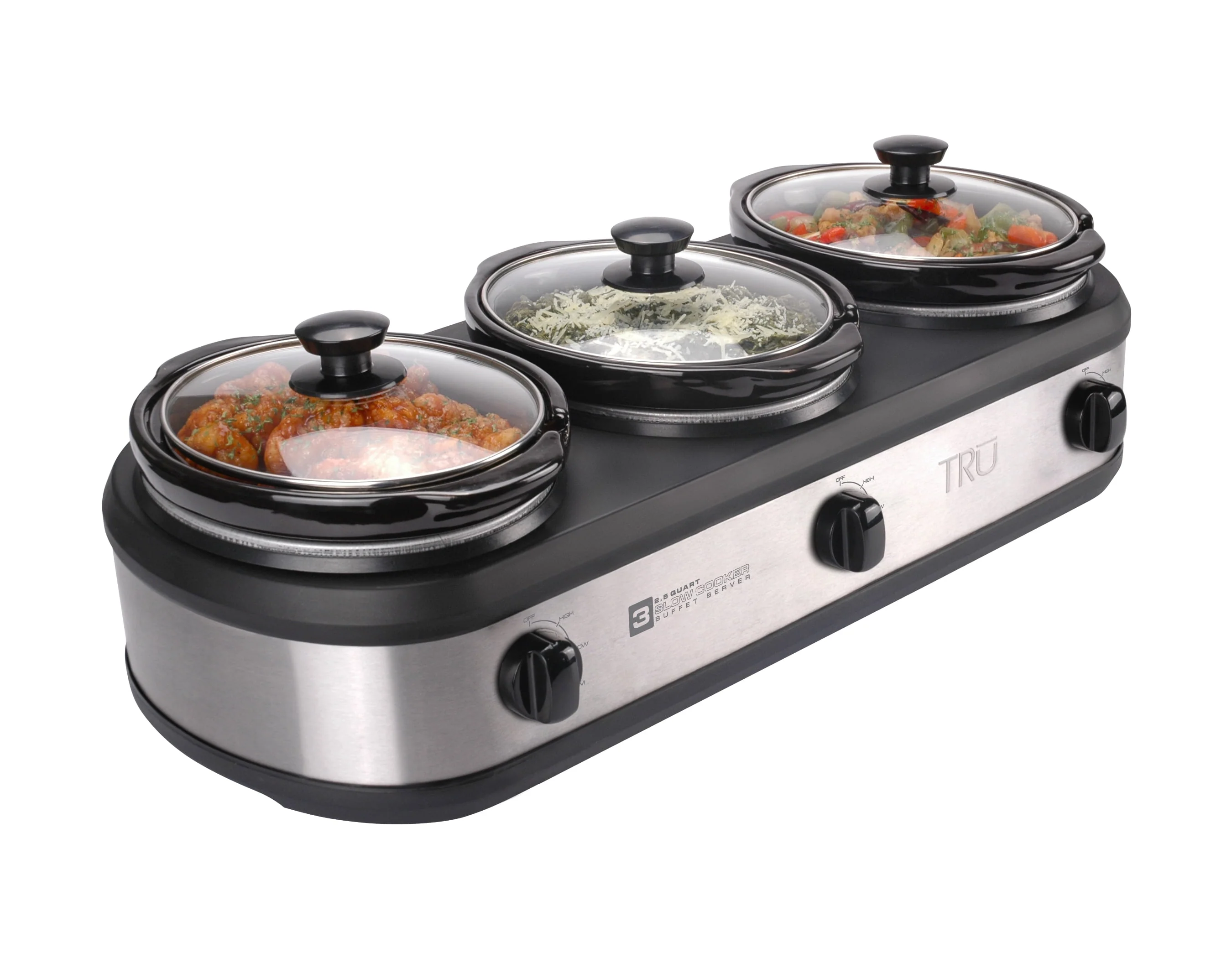 TRU Triple Crock Buffet Slow Cooker