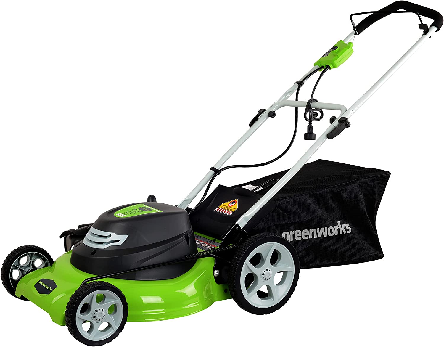 Greenworks 12 Amp 20-Inch 3-in-1Electric Corded Lawn Mower? 25022