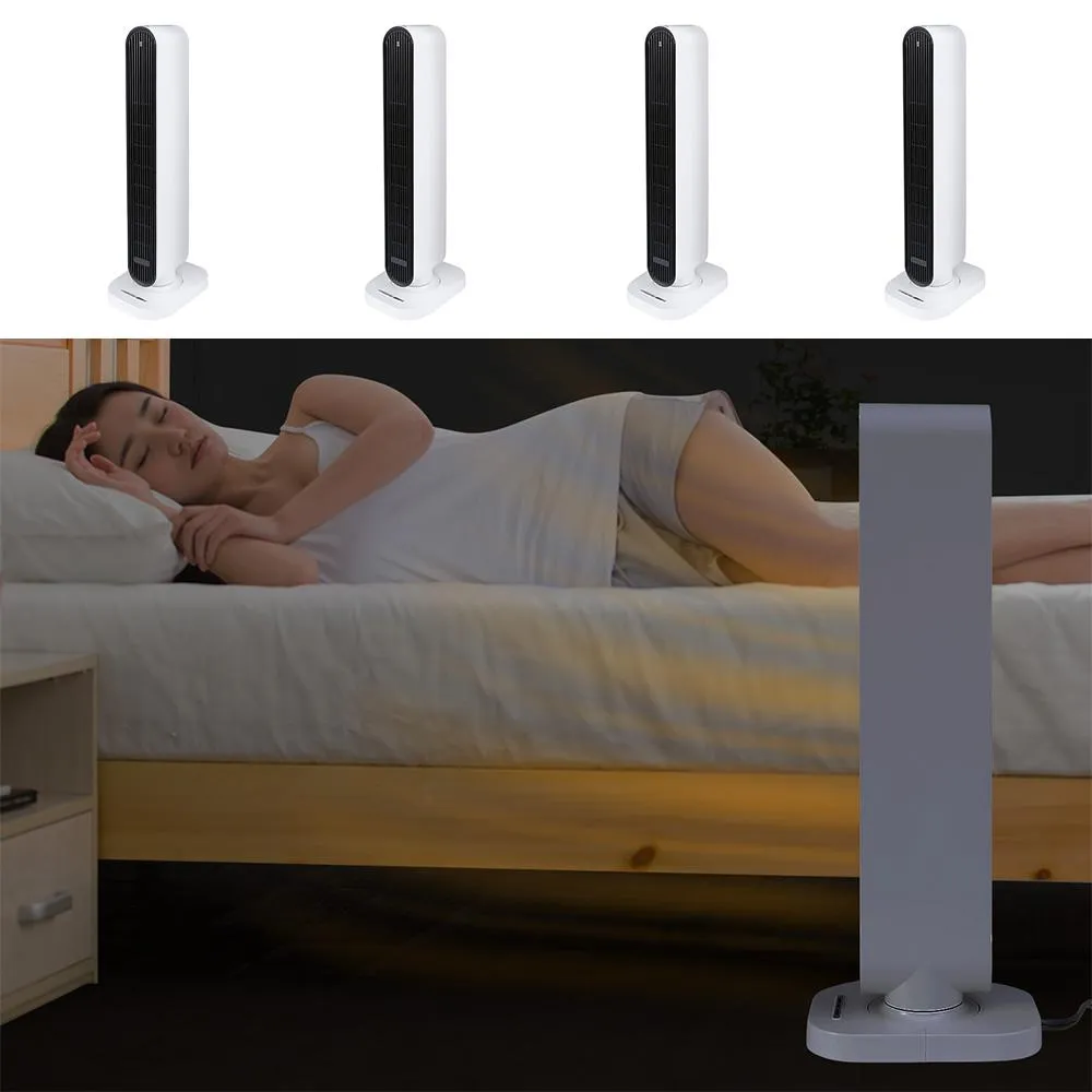 Goory Electric Heating Tower Portable Space Heater 4 Heat Modes Fast Heaters Fan Warmer Bedroom Office