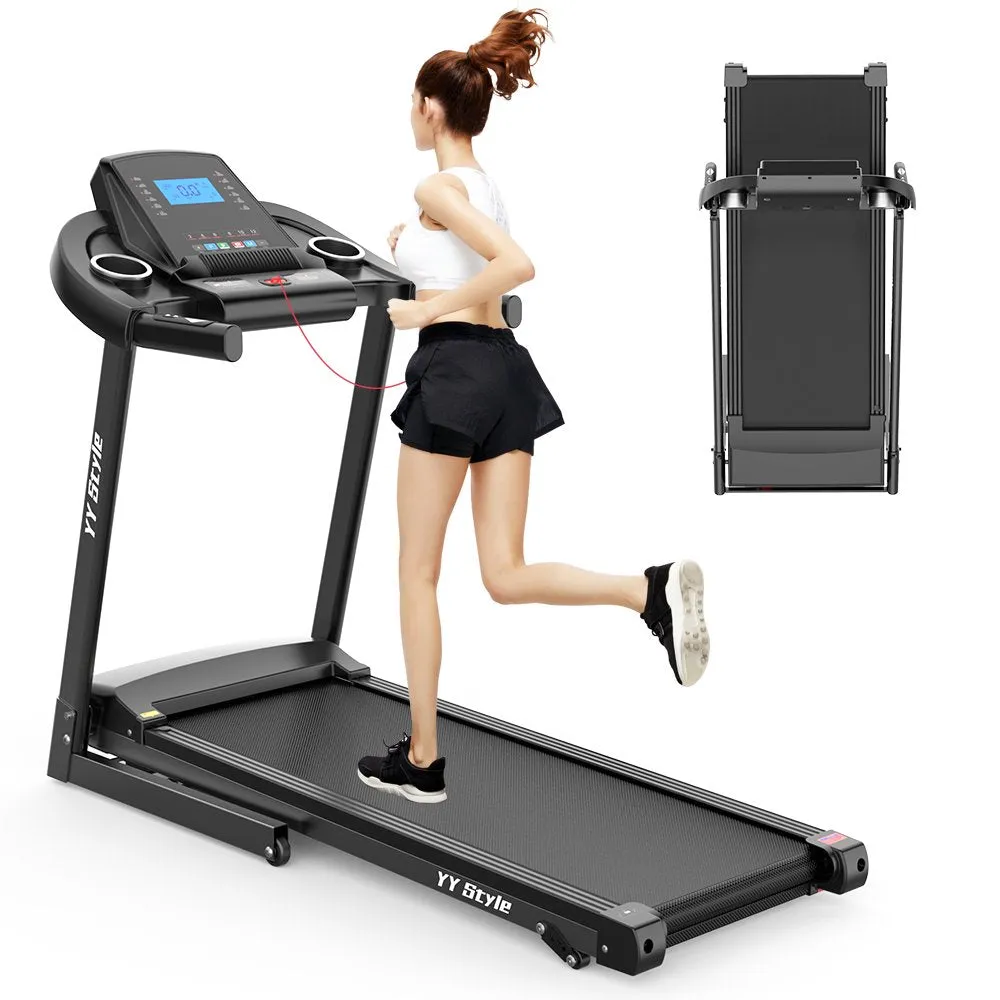 YY Style Folding Treadmills for Home with 265Lb Capacity Bluetooth and Incline