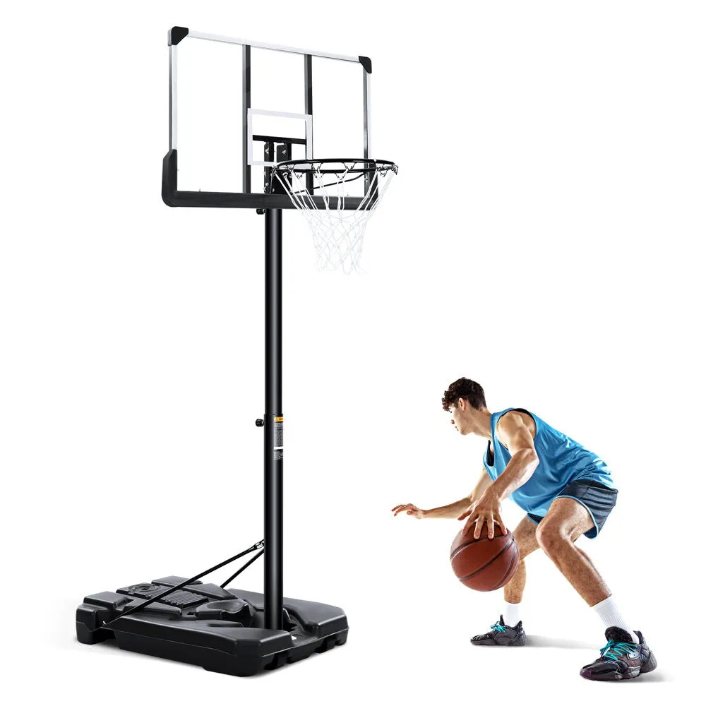MARNUR 44'' Portable Basketball Hoop, Height Adjustable 7Ft 6In - 10Ft