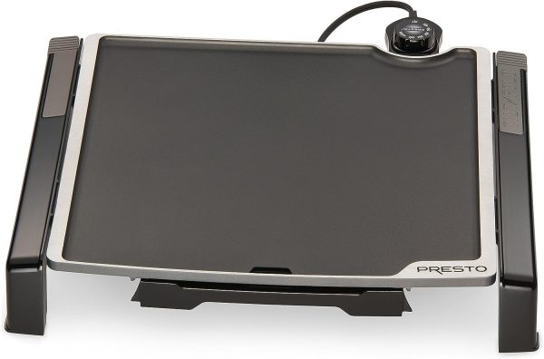 07071 15-inch Electric Tilt-n-fold Griddle, Black