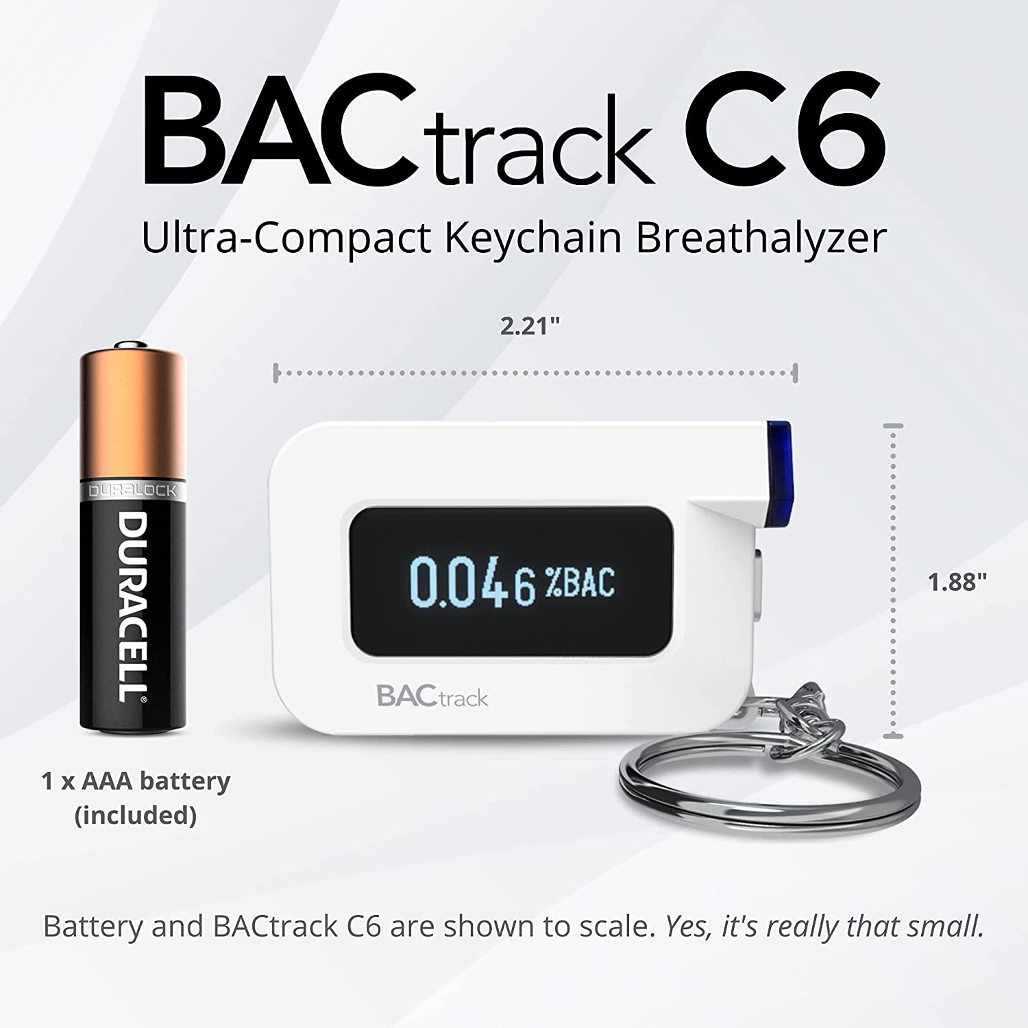 BACtrack C6 Keychain Breathalyzer