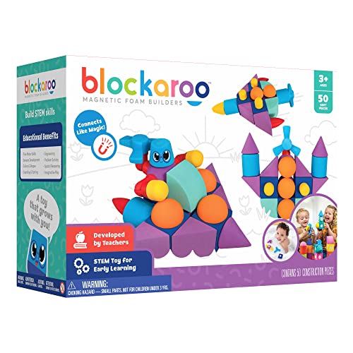Blockaroo Magnetic Foam Building Blocks