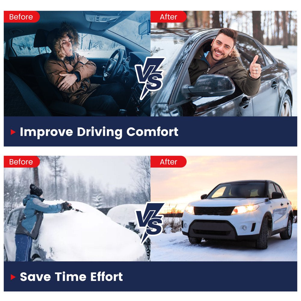 Hcalory 12V Diesel Air Heater 5KW-8KW with LCD & Remote, Black – For Cars, RVs, Boats, Trucks