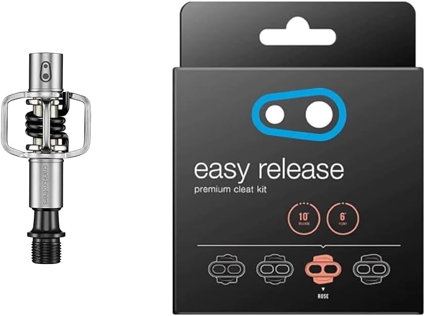 Crankbrothers Eggbeater 11 Titanium Road Bike Pedals, Gold, Lightweight, Unisex Adult