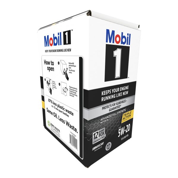 1 Advanced Full Synthetic Motor Oil 5W-20, 12 qt Bag in Box