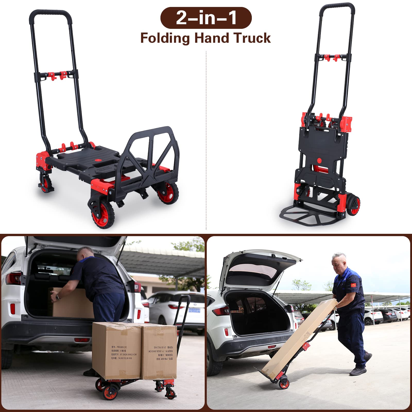Truck Foldable Handtruck Hand Retractable