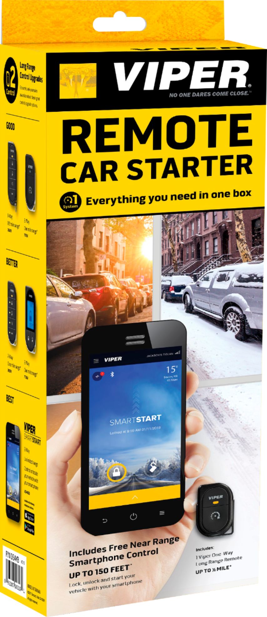 Viper – DS4VB Remote Start System – Installation Included – Black