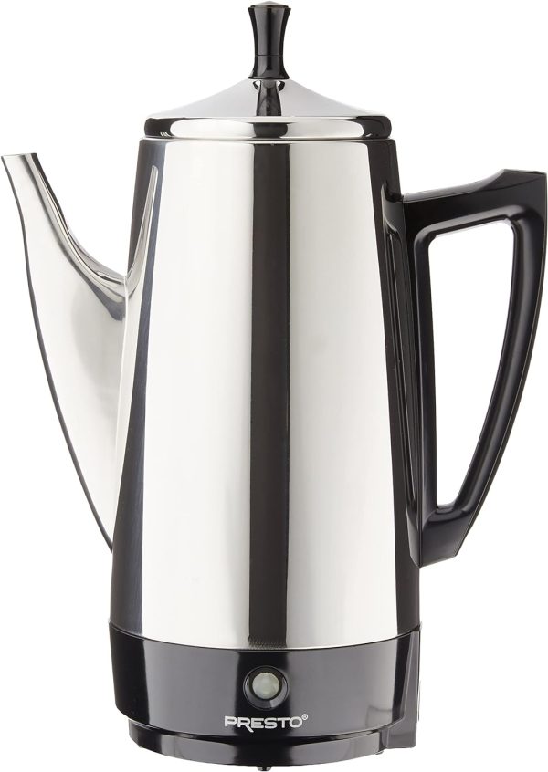 12-Cup Stainless Steel Coffee Percolator