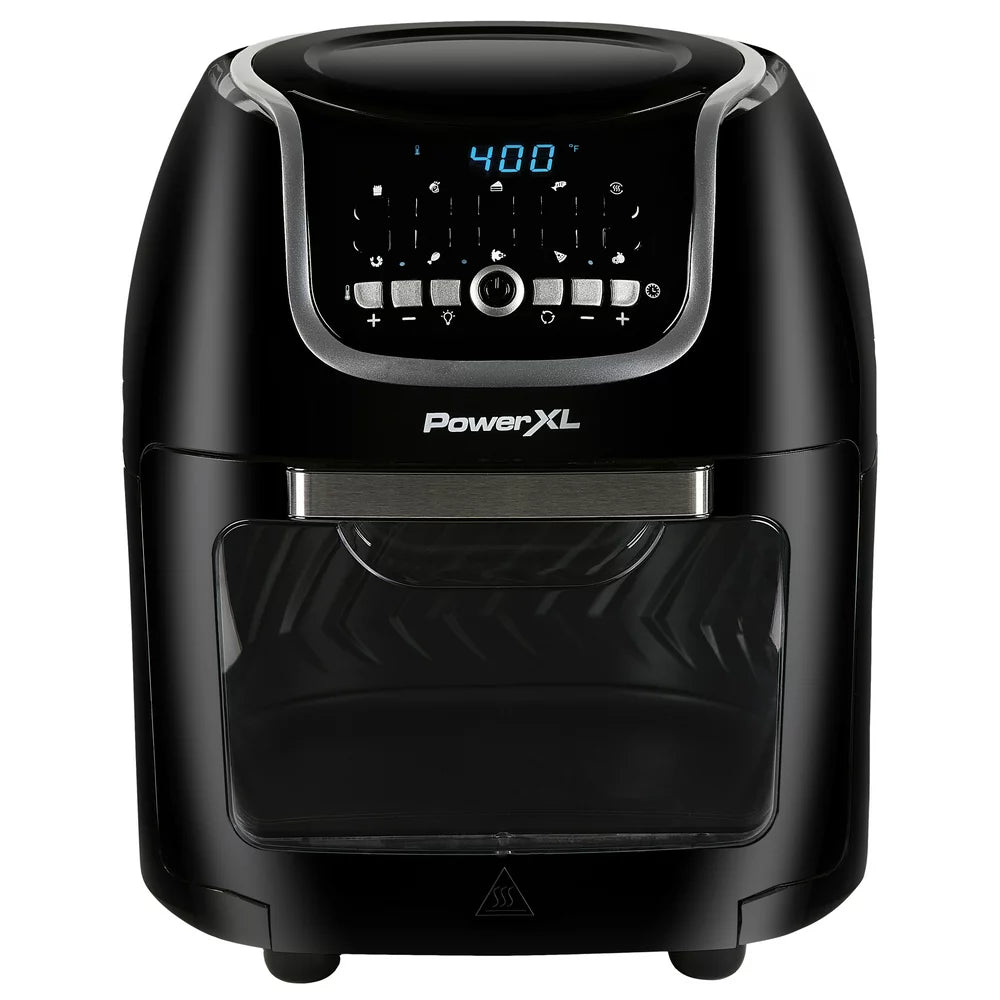 PowerXL Vortex Air Fryer Pro Plus, 10 Quart, 1700W, Black, Rapid Air Circulation, Multi-Function
