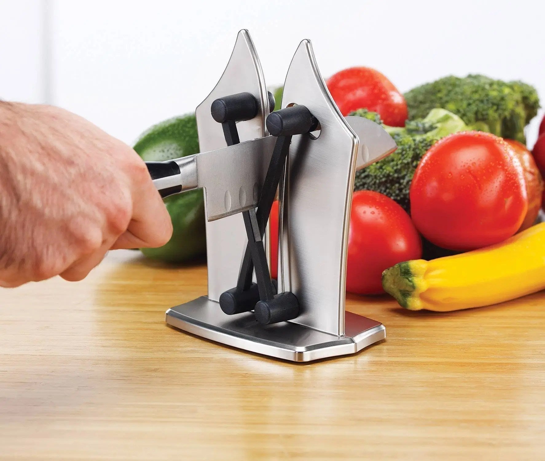 Professional Stainless Steel Kitchen Knife Sharpener